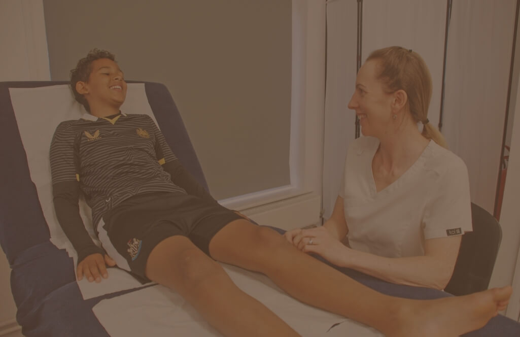 Acupuncture treatment on foot